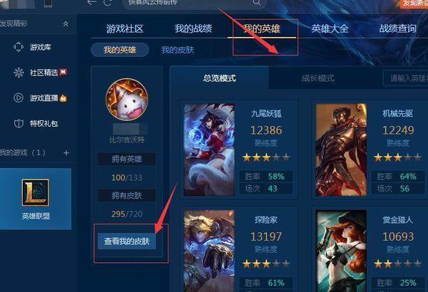 LOL英雄皮肤查询？(lol皮肤查询工具在哪)-图1