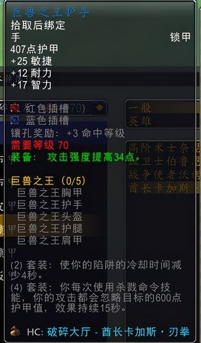 魔兽战场防战武器战装备入手顺序？武器战的t5套装怎么样-图3