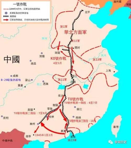 抗日战争中，日本进攻中国的路线是怎样的？其战略意图如何？日本策略单机游戏-图1